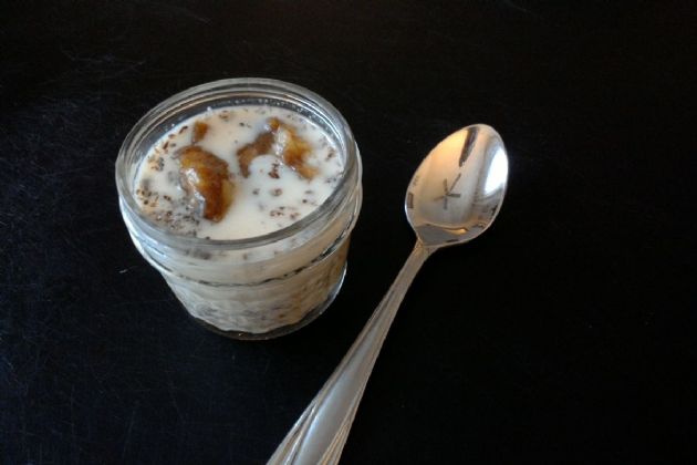 Bananas Foster Overnight Oatmeal