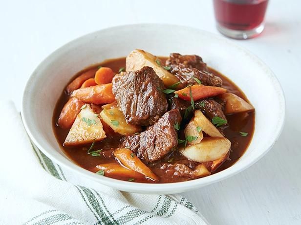 Beef Stew with Root Vegetables and Mushrooms (Slow Cooker)