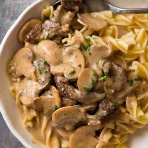 Beef Stroganoff