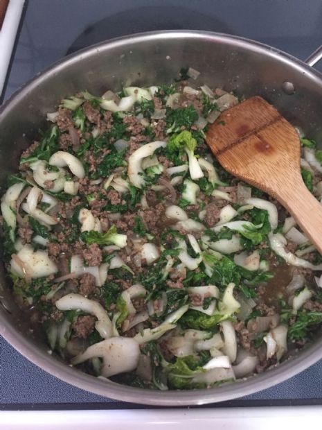 Beef and Bok Choy Curry