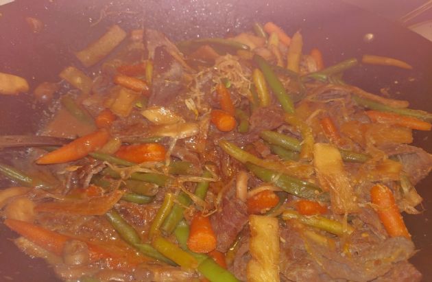 Beef stir fry