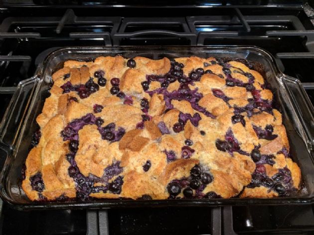 Blueberry French Toast Casserole Recipe | SparkRecipes