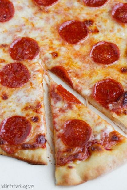 Boboli pepperoni & bacon pizza Recipe | SparkRecipes
