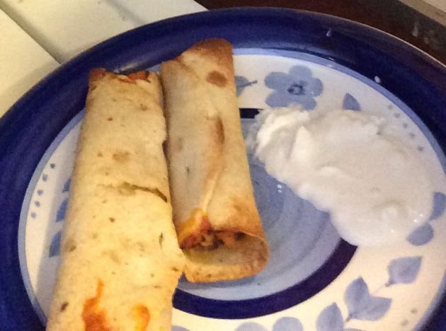 Breakfast Taquitos with Sausage and Eggs 