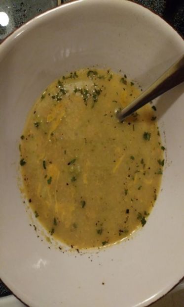 Broccoli puree soup