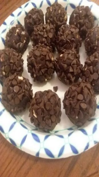 Brownie protien truffles