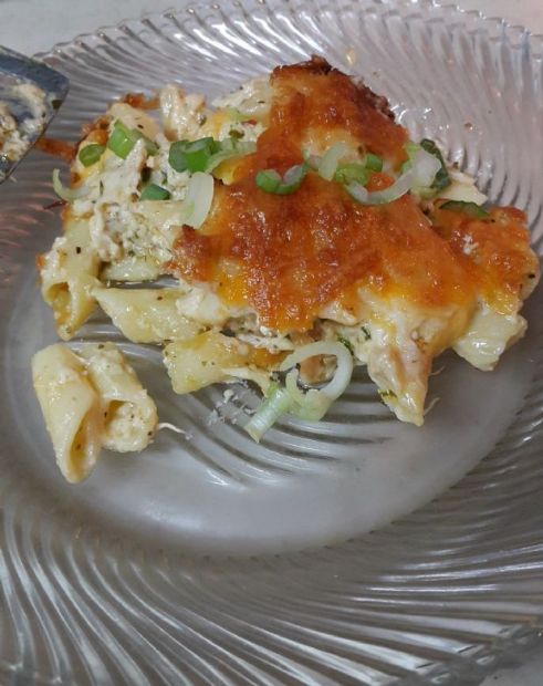 Buffalo Chicken Pasta Bake Recipe