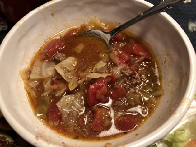 Cabbage and Beef Soup