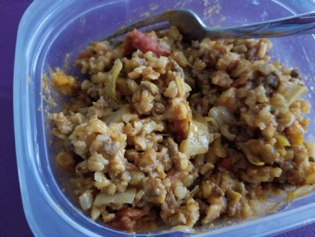 Cajun Cabbage Roll Casserole