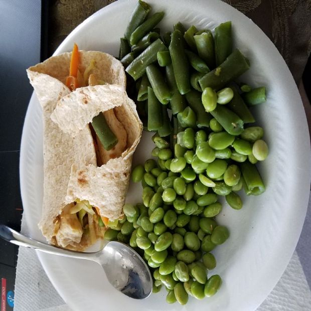 Cashew Chicken Wraps