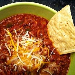 Cathy's Crockpot Chili