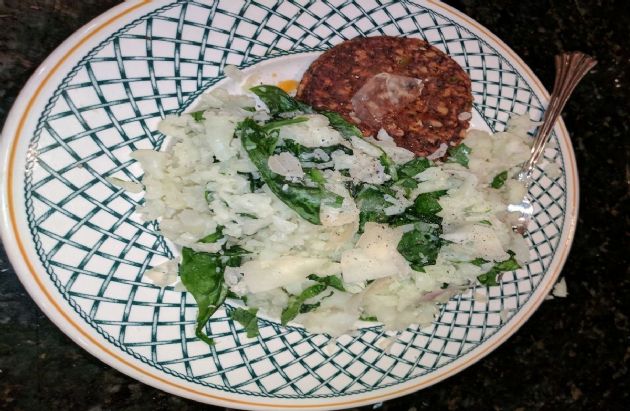 Cauliflower Spinach Mash