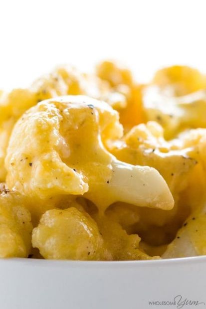 Cauliflower with cheese sauce