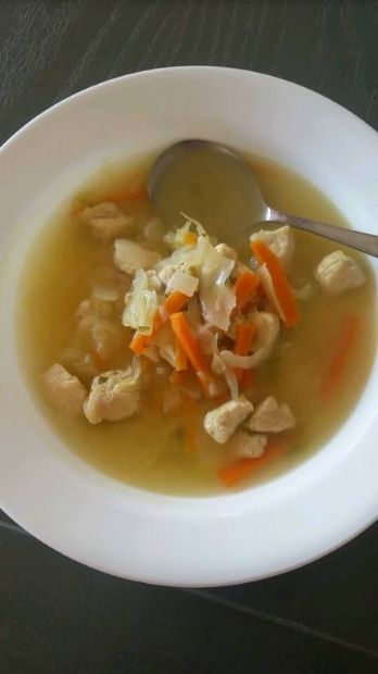 Chicken & Cabbage Soup Recipe | SparkRecipes