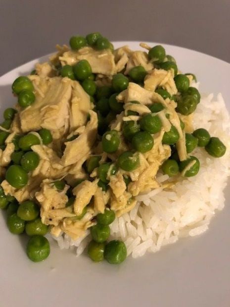 Chicken Curry and Peas