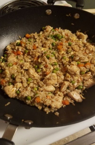 Chicken Fried (Brown) Rice