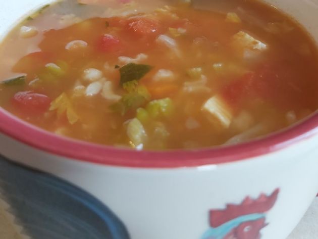 Chicken Vegetable and Split Pea Mix Soup