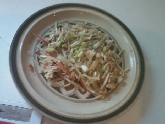 Chicken with Rice Noodles