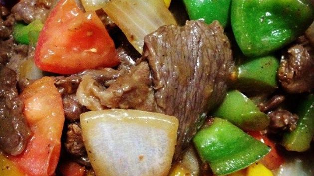 Chinese Beef Pepper Steak