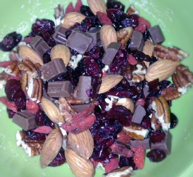 Chocolate Berry and Nuts Trail Mix