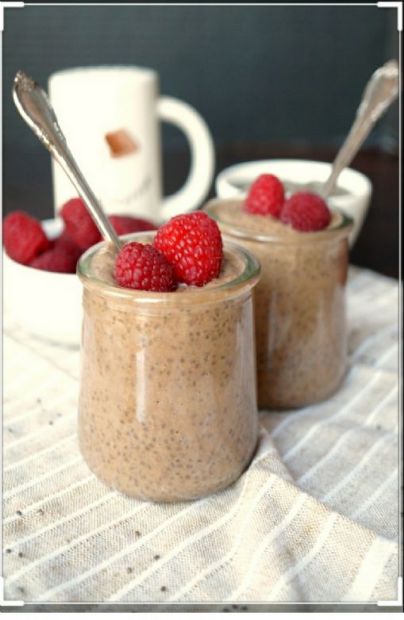 Chocolate Peanut Butter Chia Pudding