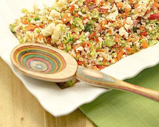 Chopped Vegetable Confetti Salad