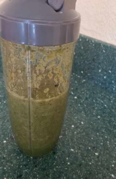 Cilantro Kale Green Smoothie