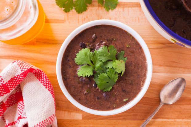 Cilantro Lime Black Bean Soup