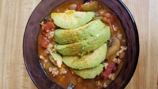Cindy's Turkey Chili and Beans (1 cup)