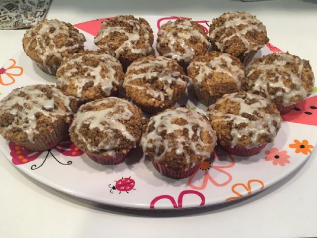 Coffee-Coffee Cake Muffins