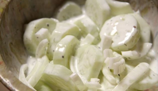 Creamy Cucumbers