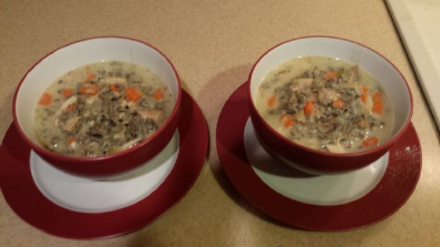 Creamy Chicken & Wild Rice Soup (1.5 c= serving)