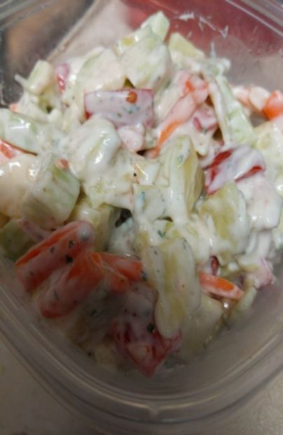 Creamy Cucumber salad