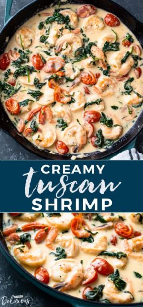 Creamy Tuscan Shrimp (Keto friendly) Recipe | SparkRecipes