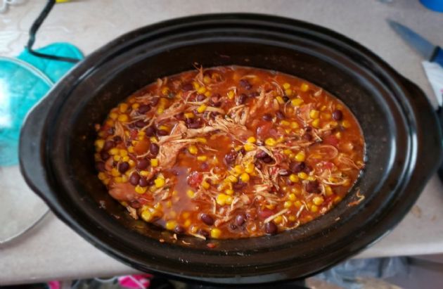 Crockpot Santa Fe Chicken