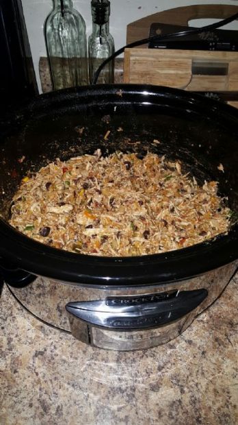 Crockpot Southwest Shredded Chicken