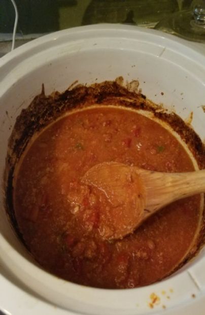 Crockpot turkey chili