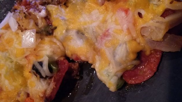 Crustless Pizza Bake 