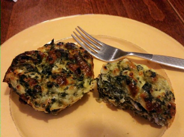 Crustless Spinach Quiche