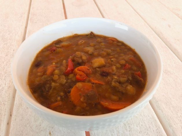 Potato and Lentil Curry