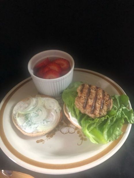 Curried Turkey Burgers