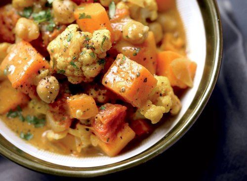 Curry with Cauliflower & Butternut Squash Stir Fry Recipe