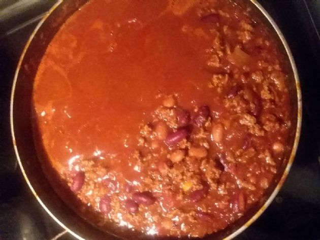 Drena''s homemade Chili w/ground turkey