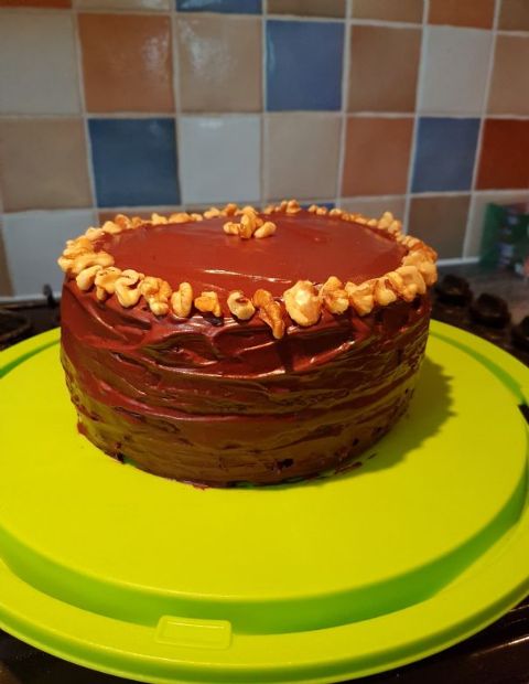 Dual Layer Chocolate Carrot Cake