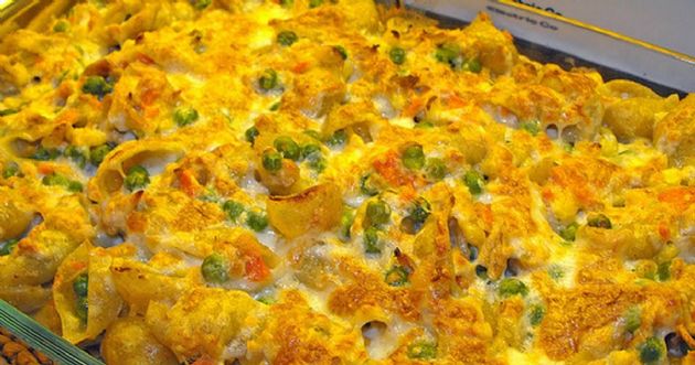 EASY Tuna Shells & Cheese Casserole 