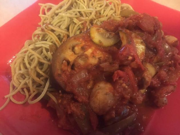 Beth's Eggplant Vegetable Spaghetti Sauce