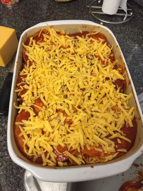 Enchilada casserole