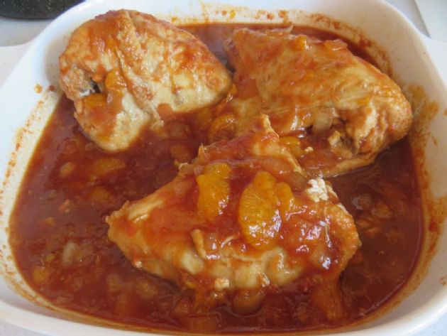 Flossie's Chicken with Mandarin Orange Sauce