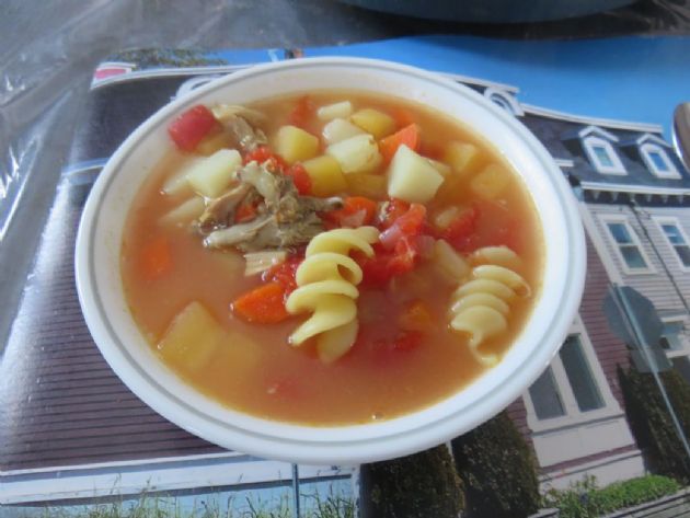 Flossie's Turkey Vegetable Soup (1 cup serving)