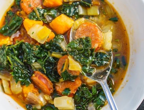 Fortified (DASH DIET) Portuguese Kale Soup 